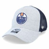 47 Brand - NHL Grå trucker Keps - Edmonton Oilers Storm Cloud Mesh Mvp Dt Charcoal @ Hatstore