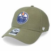 47 Brand - NHL Grön adjustable Keps - Edmonton Oilers Mvp Sandalwood Adjustable @ Hatstore