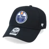 47 Brand - NHL Svart adjustable Keps - Edmonton Oilers Mvp Black/White Adjustable @ Hatstore