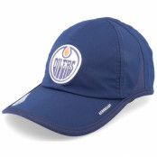 Adidas - NHL Blå unconstructed Keps - Edmonton Oilers NHL Superlite Cap Navy Dad Cap @ Hatstore