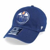 Fanatics - NHL Blå adjustable Keps - Edmonton Oilers Core Athletic Navy Dad Cap @ Hatstore