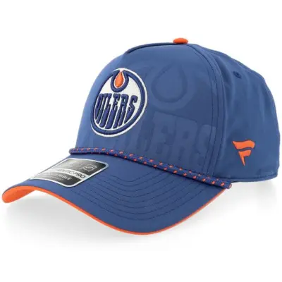 Fanatics - NHL Blå adjustable Keps - Edmonton Oilers Draft 1 Blue Cobalt/Orange A-Frame Adjustable @ Hatstore