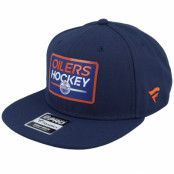 Fanatics - NHL Blå snapback Keps - Edmonton Oilers Authentic Pro Prime Aviator Blue Snapback @ Hatstore