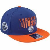 Fanatics - NHL Blå snapback Keps - Edmonton Oilers Blue/Orange Snapback @ Hatstore