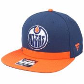 Fanatics - NHL Blå snapback Keps - Edmonton Oilers Locker Room Athl NavySnapback @ Hatstore