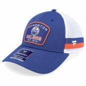 Fanatics - NHL Blå trucker Keps - Edmonton Oilers Blue/Orange Trucker @ Hatstore