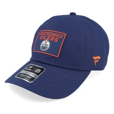 Fanatics - NHL Blå unconstructed Keps - Edmonton Oilers Authentic Pro Rink Prime Blue Dad Cap @ Hatstore