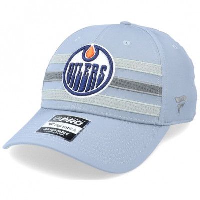 Fanatics - NHL Grå adjustable Keps - Edmonton Oilers Authentic Pro Home Ice Grey Adjustable @ Hatstore