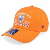 Fanatics - NHL Orange unconstructed Keps - Edmonton Oilers Orange Dad Cap @ Hatstore