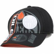 Keps Edmonton Oilers Cool N Dry Adjustable - Reebok - Svart Reglerbar