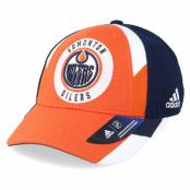Keps Edmonton Oilers Echo Orange/Navy Flexfit - Adidas - Orange Flexfit