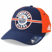 Keps Edmonton Oilers Strucured Navy/Orange Adjustable - Adidas - Blå Reglerbar