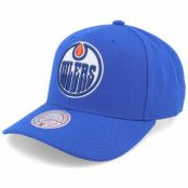 Mitchell&Ness - NHL Blå adjustable Keps - Edmonton Oilers Team Ground 2.0 Pro Navy Adjustable @ Hatstore