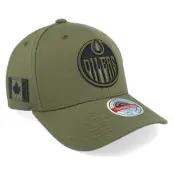 Mitchell&Ness - NHL Grön adjustable Keps - Hatstore Exclusive x Edmonton Oilers Veterans Classic Red Olive Adjustable @ Hatstore