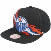 Mitchell&Ness - NHL Svart snapback Keps - Edmonton Oilers Vintage Paintbrush Black Snapback @ Hatstore