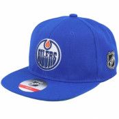 Outerstuff - NHL Blå snapback Keps - Kids Edmonton Oilers Logo Flatbrim Blue Snapback @ Hatstore