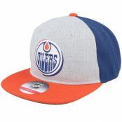 Outerstuff - NHL Grå snapback Keps - Kids Edmonton Oilers NHL Deadstock Heather Grey/Royal/Orange Snapback @ Hatstore