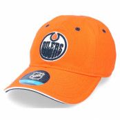 Outerstuff - NHL Orange unconstructed Keps - Kids Edmonton Oilers Fashion Logo Slouch College Navy Dad Cap @ Hatstore