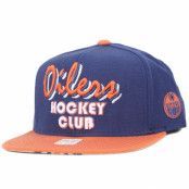 Reebok - NHL Orange snapback Keps - Script Edmonton Oilers Snapback @ Hatstore