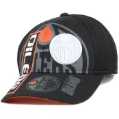 Reebok - NHL Svart adjustable Keps - Edmonton Oilers Cool N Dry Adjustable @ Hatstore