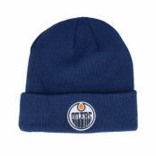 Outerstuff - NHL Blå cuff Beanie - Kids Edmonton Oilers Knit Beanie  Blue Cuff @ Hatstore