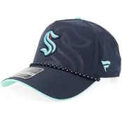 Fanatics - NHL Blå adjustable Keps - Seattle Kraken Draft 1 Navy/Icy Blue A-Frame Adjustable @ Hatstore