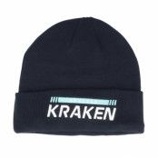 Fanatics - NHL Blå cuff Beanie - Seattle Kraken Authentic Pro Game&Train Knit Navy Cuff @ Hatstore