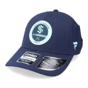 Fanatics - NHL Blå flexfit Keps - Seattle Kraken Authentic Pro Training Navy Stretch Fit @ Hatstore