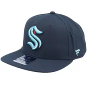 Fanatics - NHL Blå snapback Keps - Seattle Kraken Core Athl Navy Snapback @ Hatstore