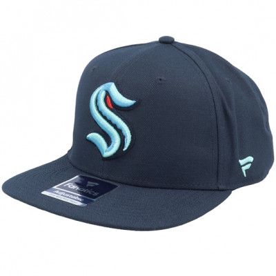 Fanatics - NHL Blå snapback Keps - Seattle Kraken Core Athl Navy Snapback @ Hatstore