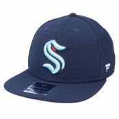 Fanatics - NHL Blå snapback Keps - Seattle Kraken Core Primary Logo Navy Snapback @ Hatstore