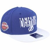 Fanatics - NHL Blå snapback Keps - Tampa Bay Lightning Blue/White Snapback @ Hatstore