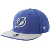Fanatics - NHL Blå snapback Keps - Tampa Bay Lightning Loden Flat Brim Blue/Gray Snapback @ Hatstore