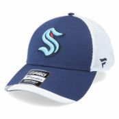 Fanatics - NHL Blå trucker Keps - Seattle Kraken Team Locker Room Athl Navy Trucker @ Hatstore