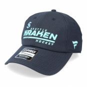 Fanatics - NHL Blå unconstructed Keps - Seattle Kraken Team Locker Room Athl Navy Dad Cap @ Hatstore