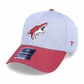 Fanatics - NHL Grå unconstructed Keps - Arizona Coyotes Grey Marl Unstructured Sports Grey/Maroon Adjustable @ Hatstore