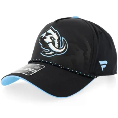 Fanatics - NHL Svart adjustable Keps - Utah Mammoth Draft 1 Black/Out Of The Blue A-Frame Adjustable @ Hatstore