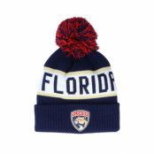 Adidas - NHL Blå pom Beanie - Florida Panthers Culture Cuffed Knit Navy Pom @ Hatstore