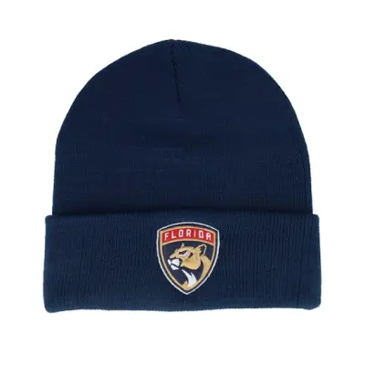 American Needle - NHL Blå cuff Beanie - Florida Panthers Terrain Knit Solid Navy Cuff @ Hatstore