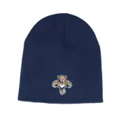 American Needle - NHL Blå traditionalbeanie Beanie - Florida Panthers Cuffless Knit Navy Beanie @ Hatstore