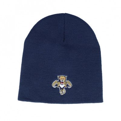 American Needle - NHL Blå traditionalbeanie Beanie - Florida Panthers Cuffless Knit Navy Beanie @ Hatstore
