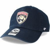 47 Brand - NHL Blå adjustable Keps - Florida Panthers Clean up Navy Adjustable @ Hatstore