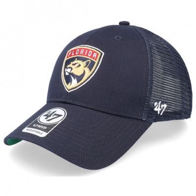 47 Brand - NHL Blå trucker Keps - Florida Panthers NHL Branson MVP Navy Trucker @ Hatstore