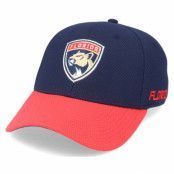 Adidas - NHL Blå flexfit Keps - Florida Panthers Coach Navy/Red Flexfit @ Hatstore