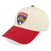 American Needle - NHL Beige adjustable Keps - Florida Panthers Burnett Cream/Dark Red A-frame Adjustable @ Hatstore