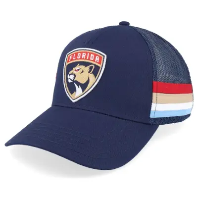 American Needle - NHL Blå trucker Keps - Florida Panthers Hotfoot Navy Trucker @ Hatstore