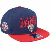 Fanatics - NHL Blå snapback Keps - Florida Panthers Navy/Red Snapback @ Hatstore