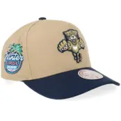Mitchell&Ness - NHL Beige adjustable Keps - Hatstore Exclusive x Florida Panthers Pro Pinch Panel Khaki/Navy A-Frame Adjustable @ Hatstore