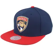 Mitchell&Ness - NHL Blå snapback Keps - Florida Panthers Team 2 Tone 2.0 Navy/Red Snapback @ Hatstore