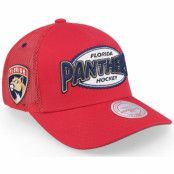 Mitchell&Ness - NHL Röd trucker Keps - Florida Panthers Team Seal Red Trucker @ Hatstore